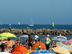 Strandfoto aus Südfrankreich - Sommer in Valras Plage